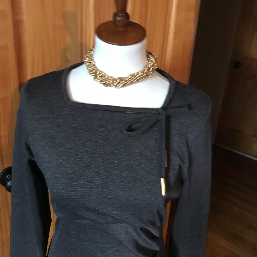Kische Gray Long Sleeve Dress - Picture 4 of 5